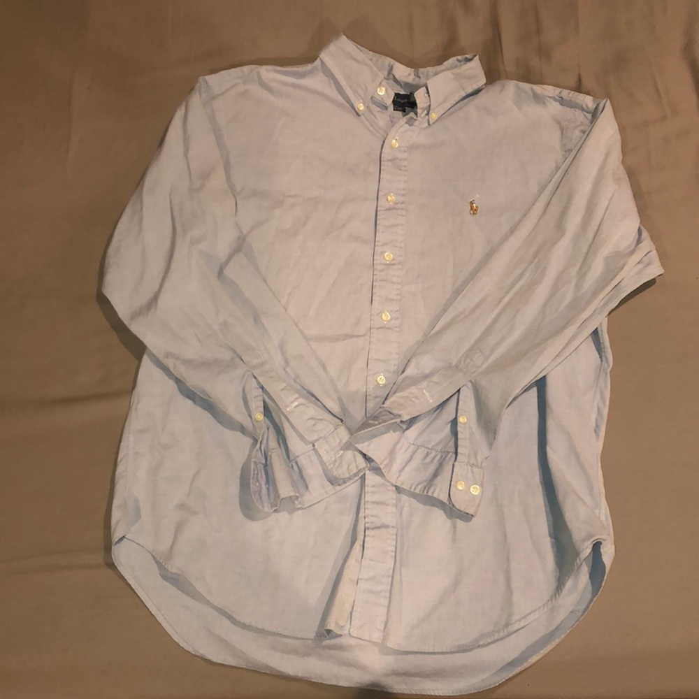 Men’s Ralph Lauren Blue Button Down Shirt - Picture 1 of 4